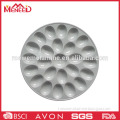 Newest melamine egg plate wholesale